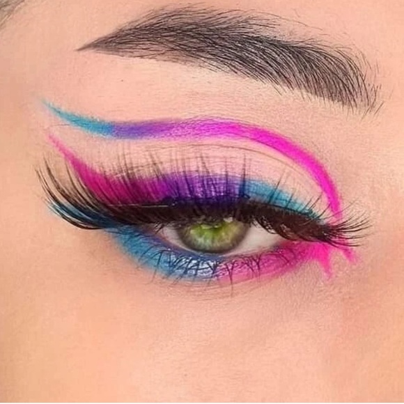 New/Sealed Illuminati Gel Paint Eyeliner Set in Electric Pink & Electric Blue - Picture 5 of 12